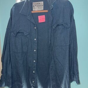 Frank & Eileen Mcloghlin XS/S Blue Shirt